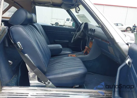 1984 Mercedes-Benz 380 Sl из США, поврежденный, VIN WDBBA45A5EA014183